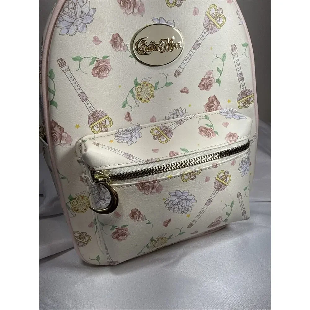 Pretty Guardian Sailor Moon Magic Wand & Flowers Mini Backpack ~ Hot Topic ~ NEW